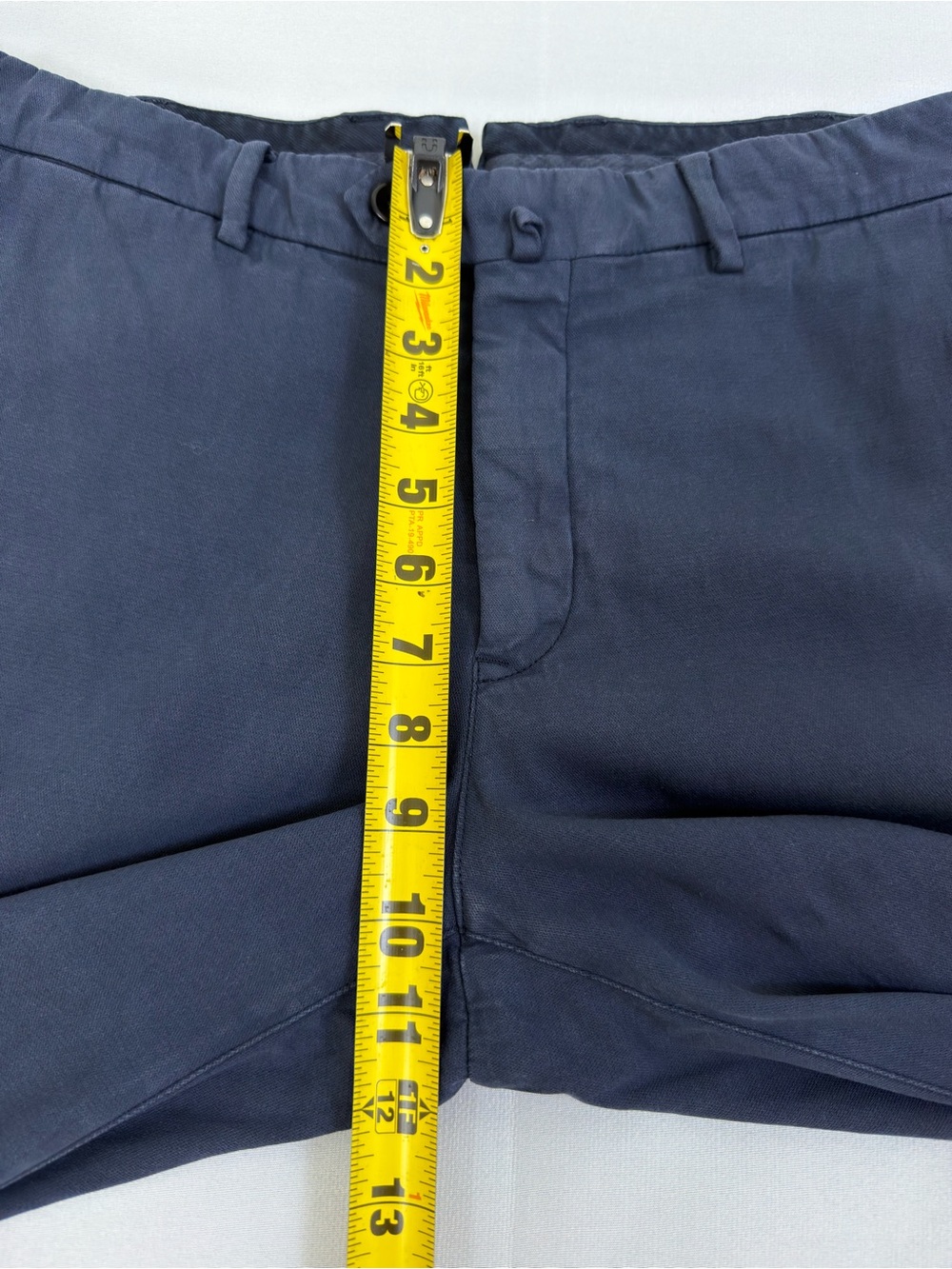 Loro Piana Men’s Navy Stretch Cotton Pants Size 48 32x30 Made in Italy - Picture 8 of 13
